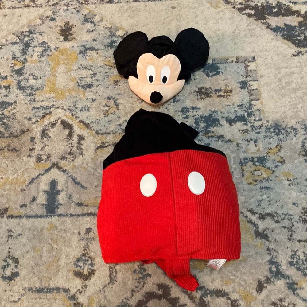 Mickey Mouse costume size 18-24